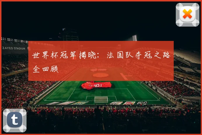 世界杯冠军揭晓:法国队夺冠之路全回顾